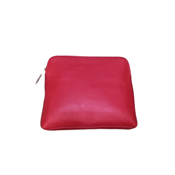 India Hicks - London Harbour Island “The Insider” Clutch • Red Leather